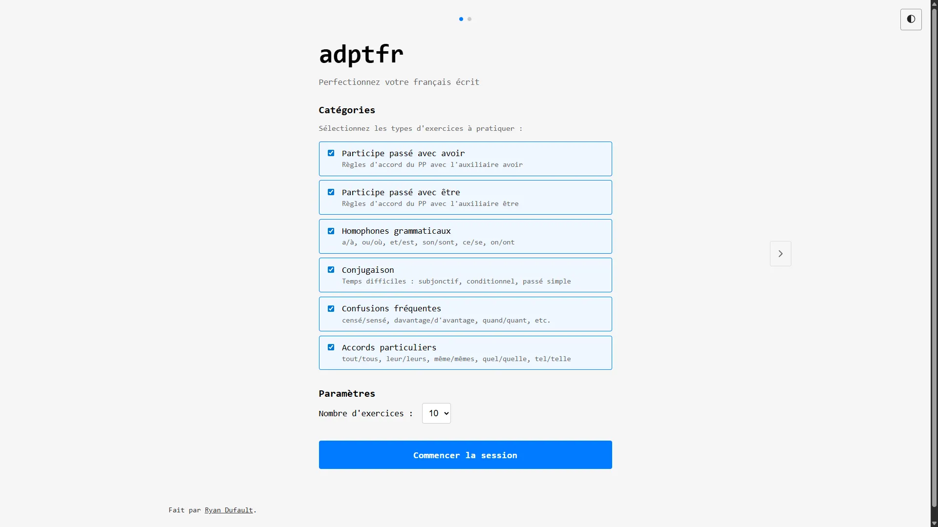 Miniature du projet Adptfr